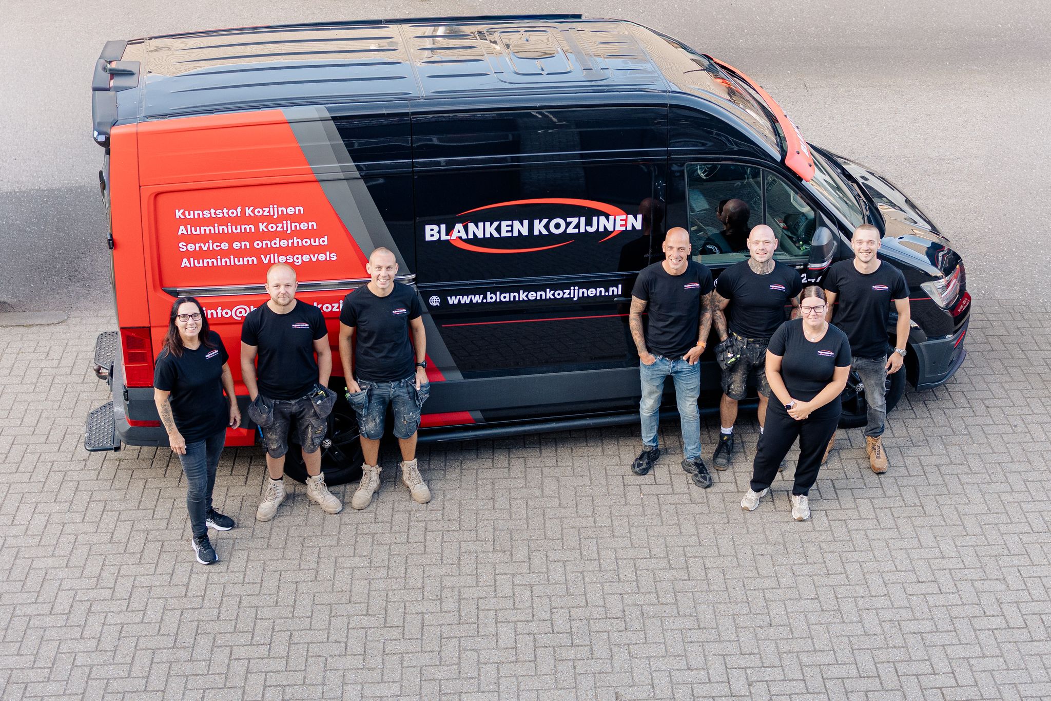 Teamfoto Blanken Kozijnen